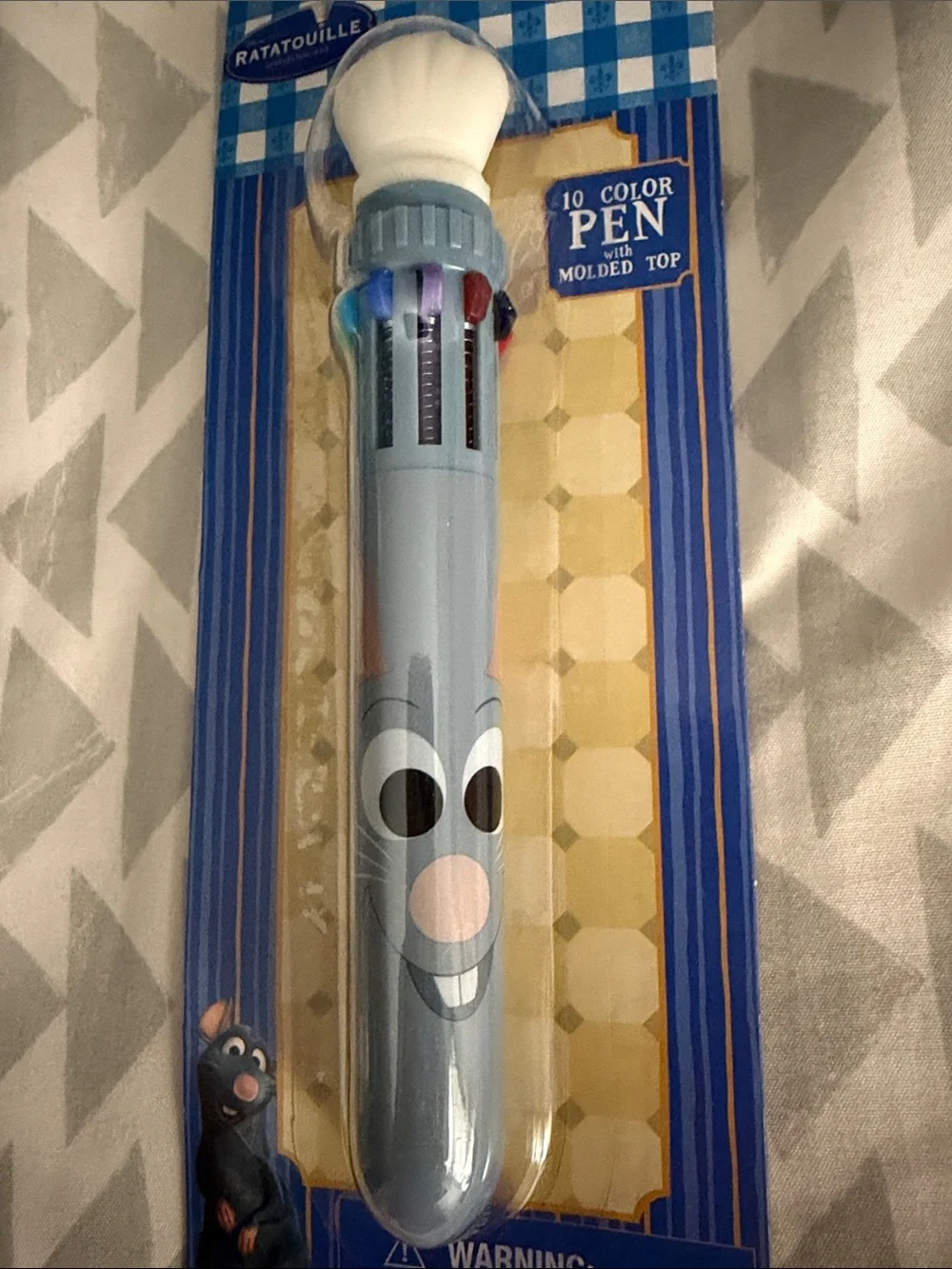 Disney remy ratatouille Multi-Color Blue 10-Color Pen